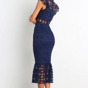 Navy Lace Dress